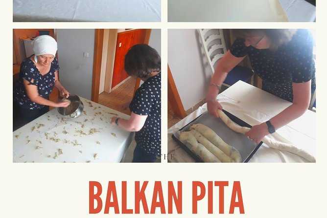 Balkan pita making culinary experience - From Podgorica to a village household