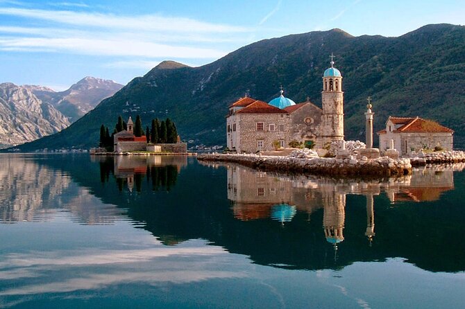 Best Private Blue Cave & Bay of Kotor Speedboat Tour - Mamula Fortress from the boat