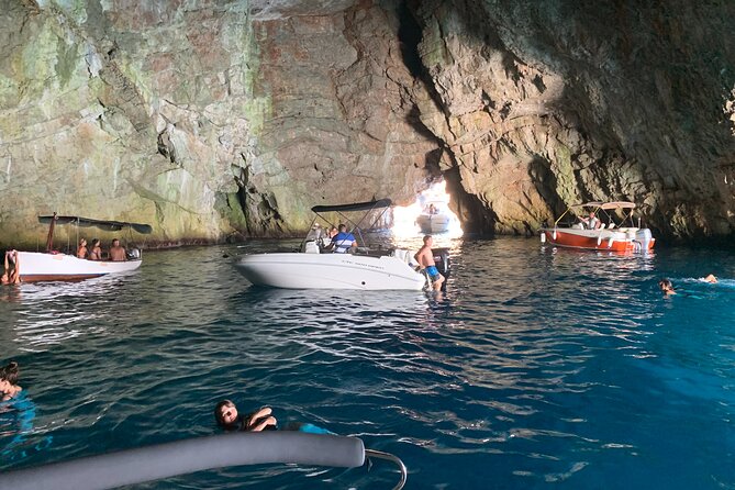 Blue Cave Kotor Swim, Mamula&Lady of the Rock 3 Hour Ticket Tour - Inside the Blue Cave, then into the sea