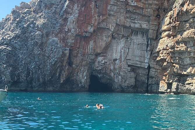 Blue Cave Kotor Swim, Mamula&Lady of the Rock 3 Hour Ticket Tour - What the boat feels like in real conditions