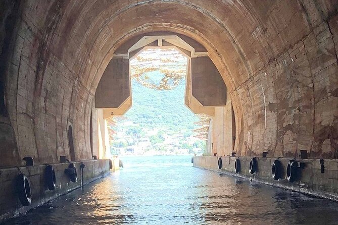 Blue Cave & Lady of the Rocks 3 hrs private tour (up to 8 pax) - Inside the former submarine tunnel