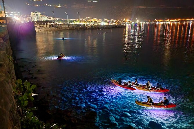 Budva: 2-Hour «Night Lights» Kayak Tour - Floating beside the glowing seabed