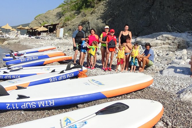 Budva Bay: Kayak & SUP Tour to Coastal Caves - Entering Pigeon Cave