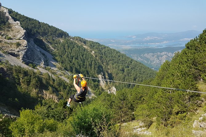 Cable car + Electric MTB from Njegos Mausoleum to Kotor bay - The Njeguši zip line is optional