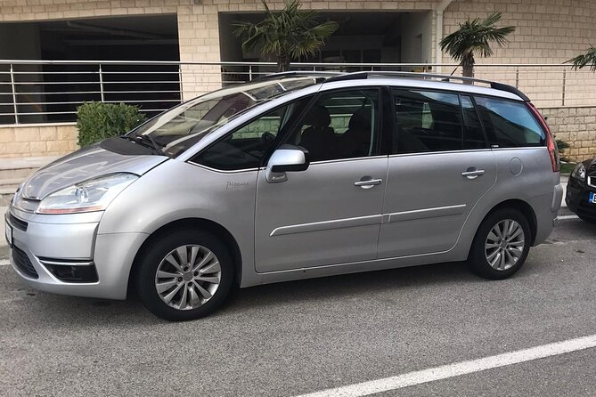 Enjoy Private Transfers by Car or Van from Podgorica Airport to Budva or Becici - What the price means for one, two, or three people