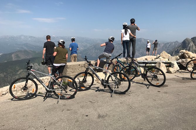 Epic 25 Turns Downhill Bike Descent w/ Panoramic Cable Car Ascent - From Kotor Bay to the Njegoši highlands