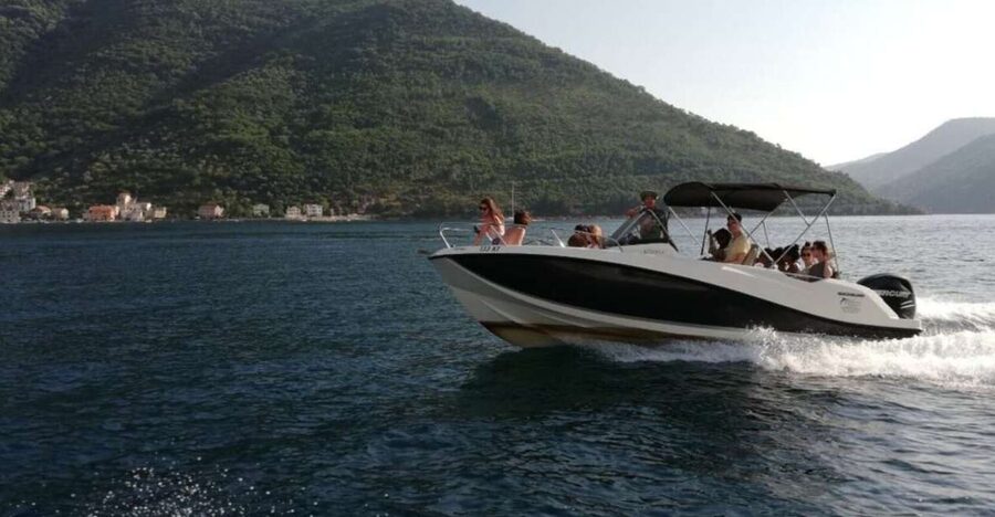Kotor: Blue Cave, Žanjic Beach Speedboat Tour - Mamula Island and the old fortress walls