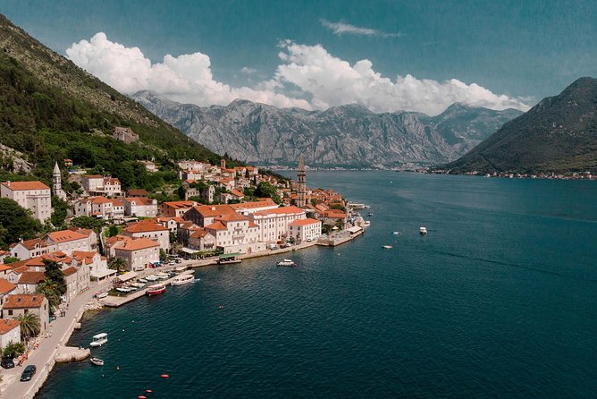 Our Lady of the Rocks, Blue Cave, Luštica Bay, Rose - 6 hours private tour - Seeing Perast from the water