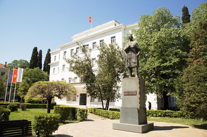 Private Podgorica City Walking Tour - National Theatre, Bokeska Street, and Njegos