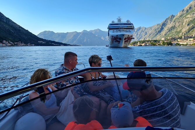 Private Speed Boat Tour - Kotor Bay and Blue Cave up to 6 People - Perast, church towers, and Baroque waterfront views