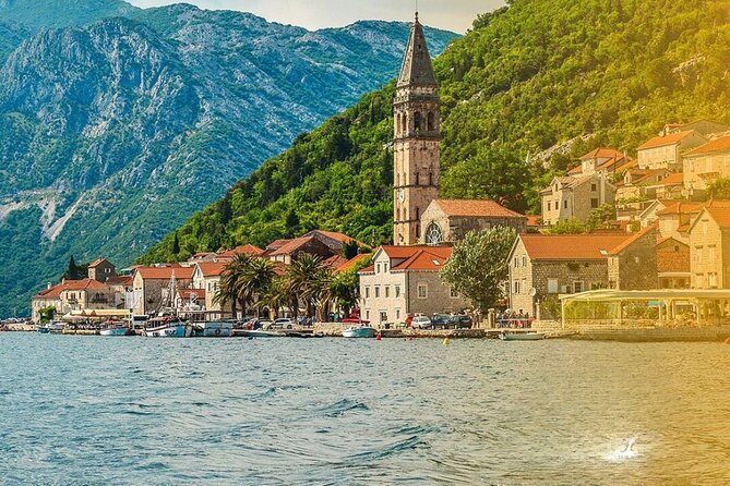 Private tour:Blue Cave,Mamula Island, Submarine Tunnel, Our Lady of the Rock(3h) - Perast appears from the water