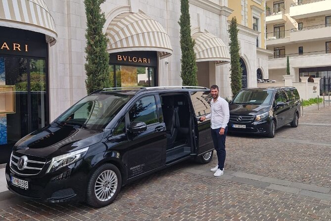 Private transfer from Podgorica airport or Podgorica to Tivat - Comfort, safety, and the human side of the ride