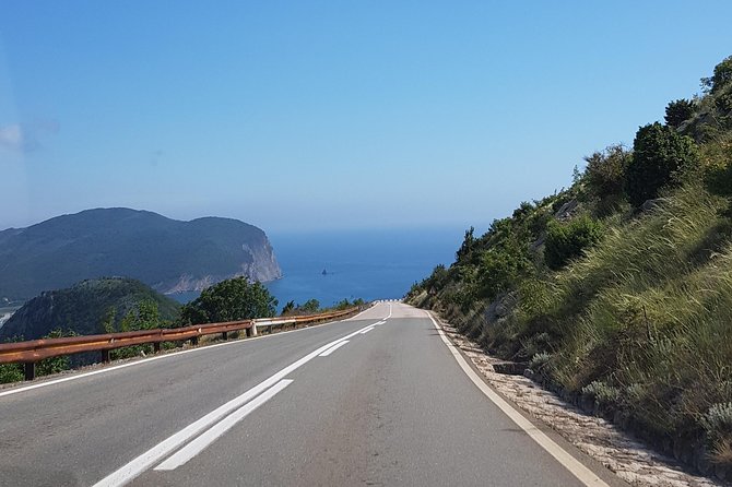 Private transfers from Podgorica Airport and city to Budva - The one-hour drive toward Budva