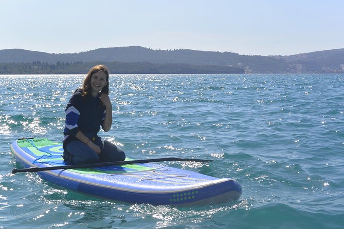 Stand-Up-Paddle Board at Bay of Kotor from Tivat or Kotor - Swimming, resting, and taking in the bay