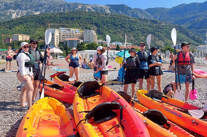 SUP-board and kayak rental point: from 1 hour to full day - Key points for your Budva paddle