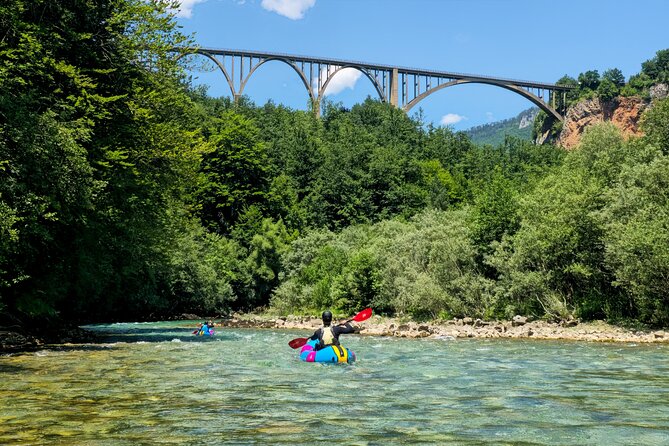 Tara River Packrafting Adventure - Guides, instruction, and safety on moving water