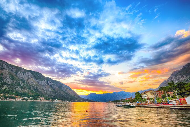 The Grand Boka Tour:Blue Cave, Lady of the Rocks & Submarine Base - A look at Perast from the water